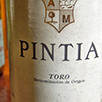 miniatura vino Pintia de la bodega de Restaurante Manolo